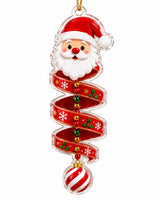 Christmas Acrylic Ornament Set, 6 Characters, 9 cm 5